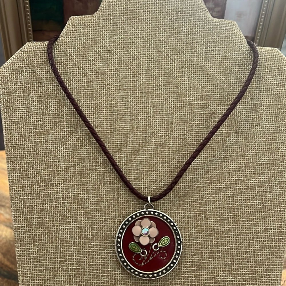 Brighton Necklace with Rose Motif